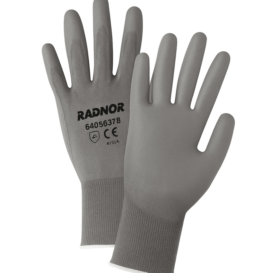 Radnor 13 Gauge Nitrile Dipped Gloves XL