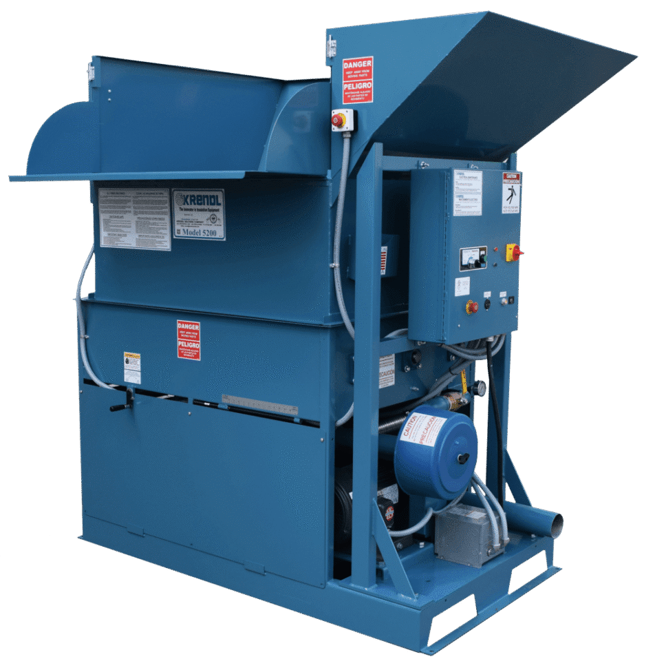 Krendl 5200-3E electric fiber and cellulose blowing machine insulation equipment