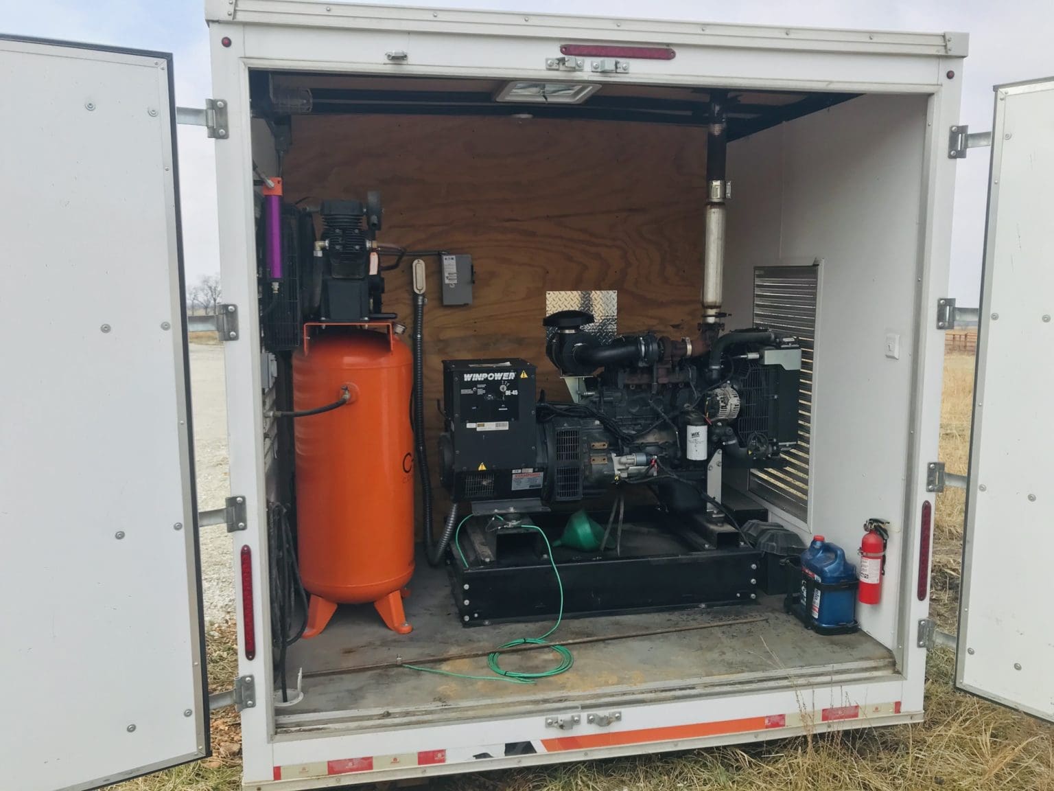 USED EXP2 Mobile Spray Rig, 300' Hose, 45KW Diesel Generator, 7.5HP