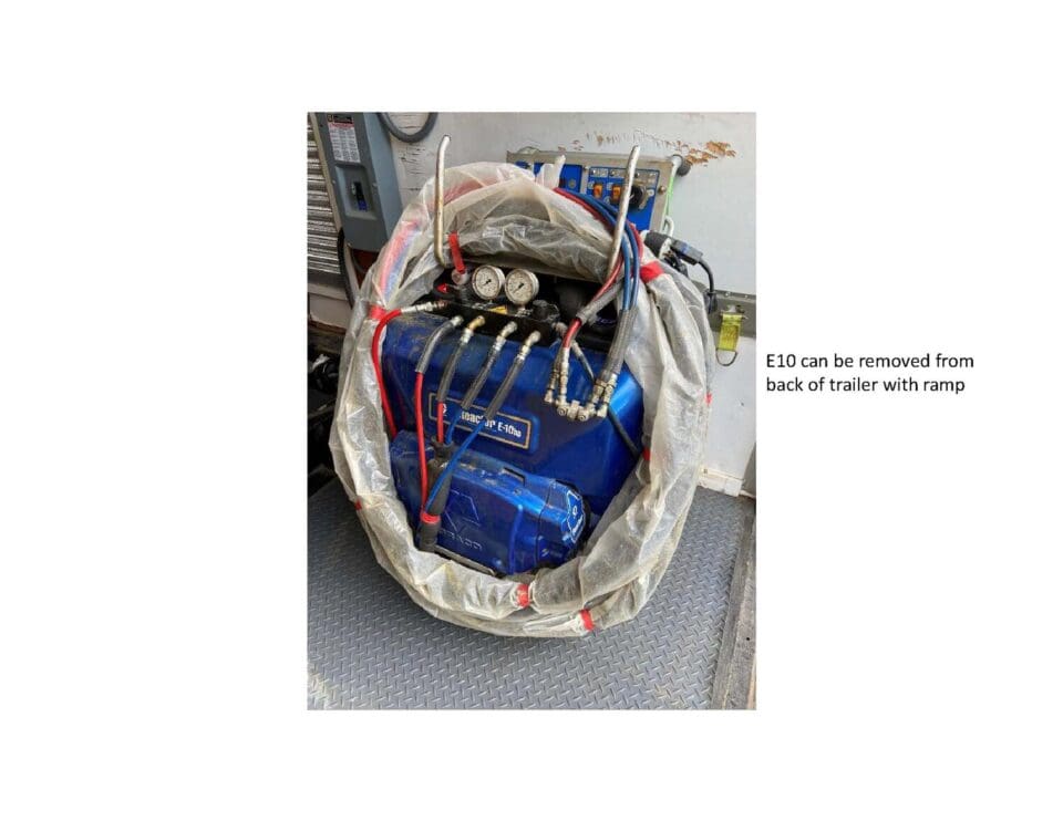 Xp2 Functional Rig Used E-XP2 Sprayfoam/Polyurea Rig,28' Gooseneck Trailer, (2) T1 ...