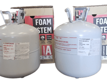 HandiFoam 605 Spray Foam Insulation Tanks Only – Closed-Cell Foam Kit, No Gun or Hose Included