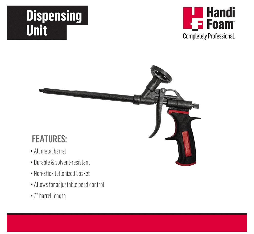 handi-foam fomo gun for can foam ht770 f61077 - features Handi-Foam Can Foam Dispensing Unit HT770 F61077 - features