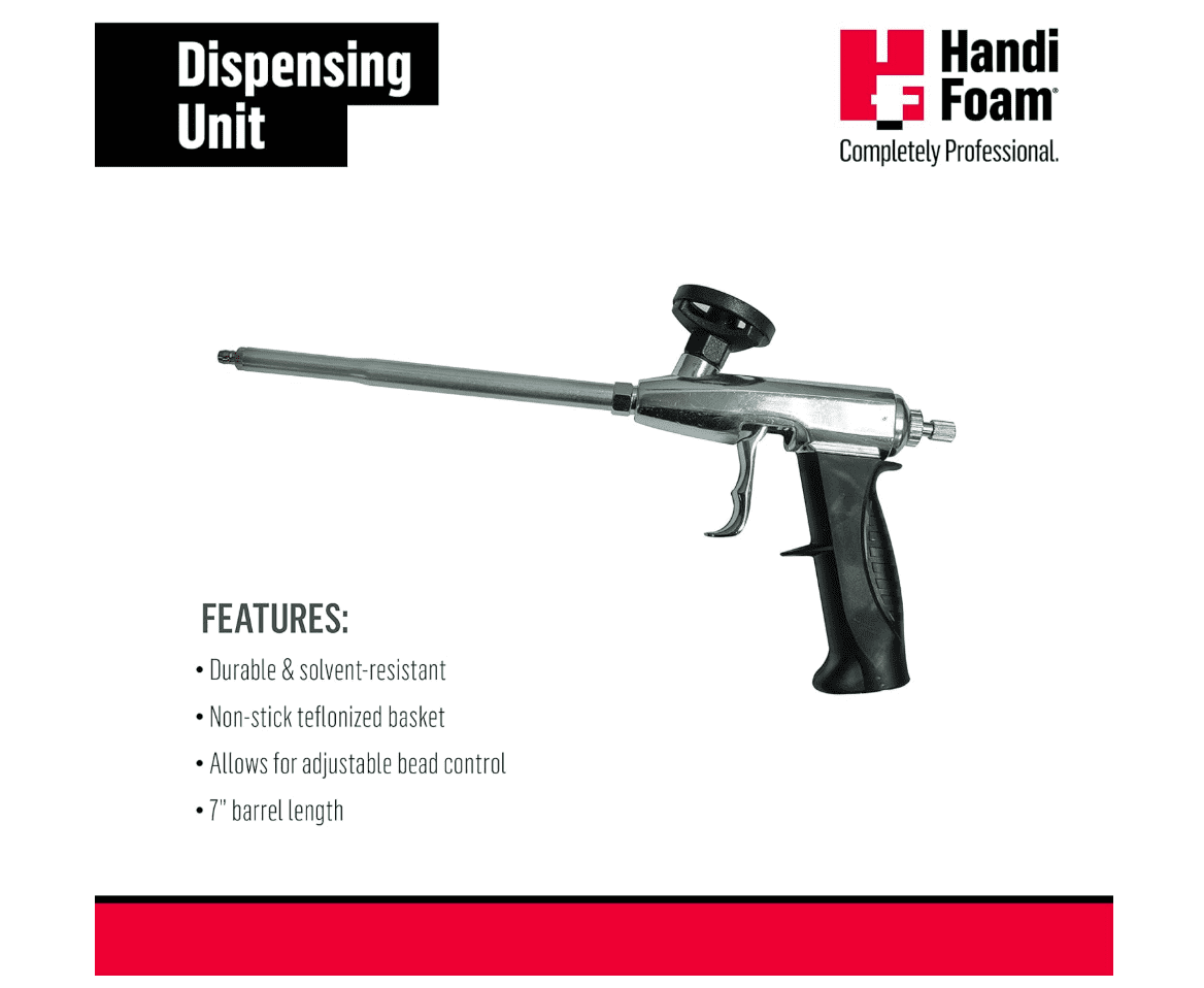 handifoam can foam applicator HT550 F61055 - features plus full view