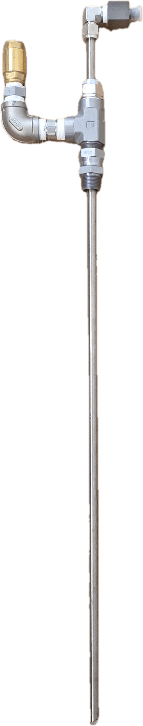 Recirc to Drum Drop Tube Assembly A & B Adjustable