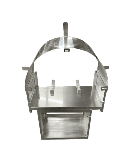 Aluminum Hose Rack w/ Narrow Shelving (2-Piece) - 2