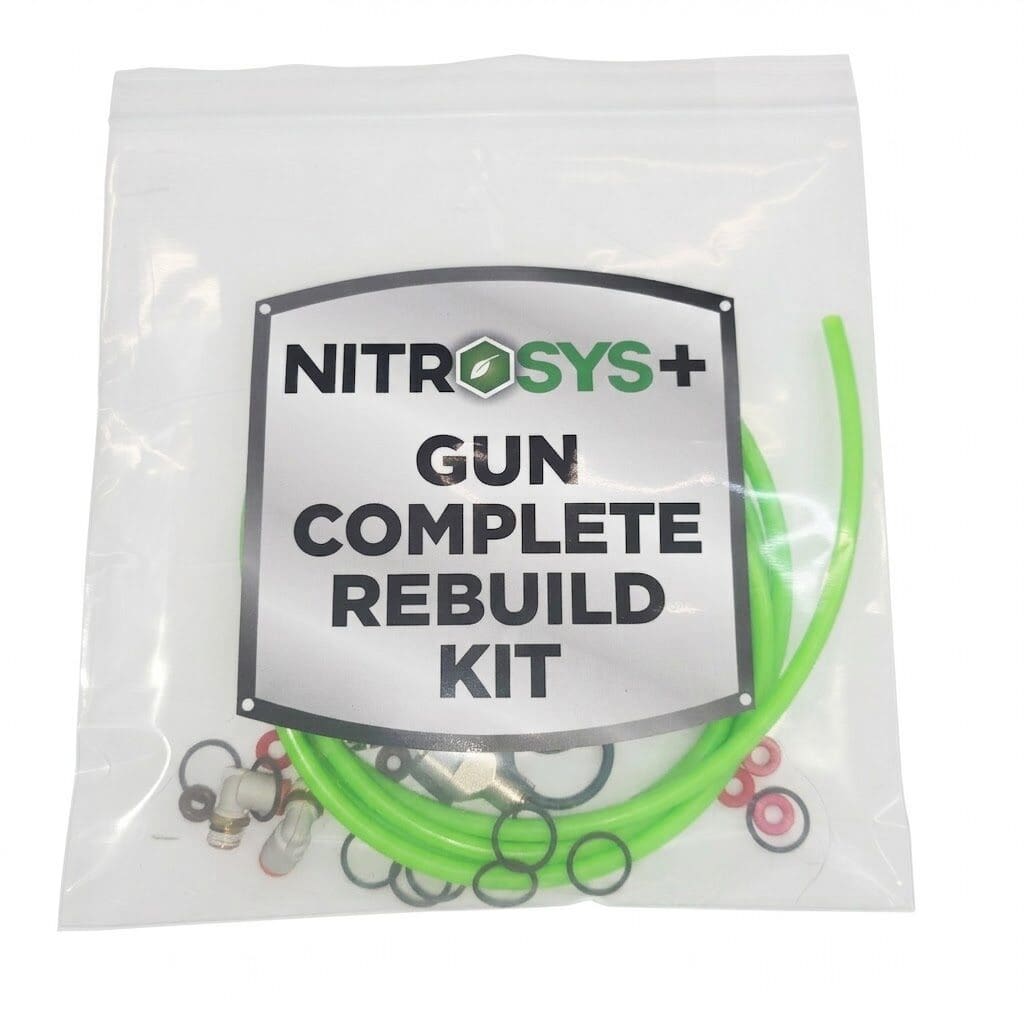 Nitrosys Plus Metal Gun Complete Rebuild Kit 236816 replacement seals O-rings tubing and fittings