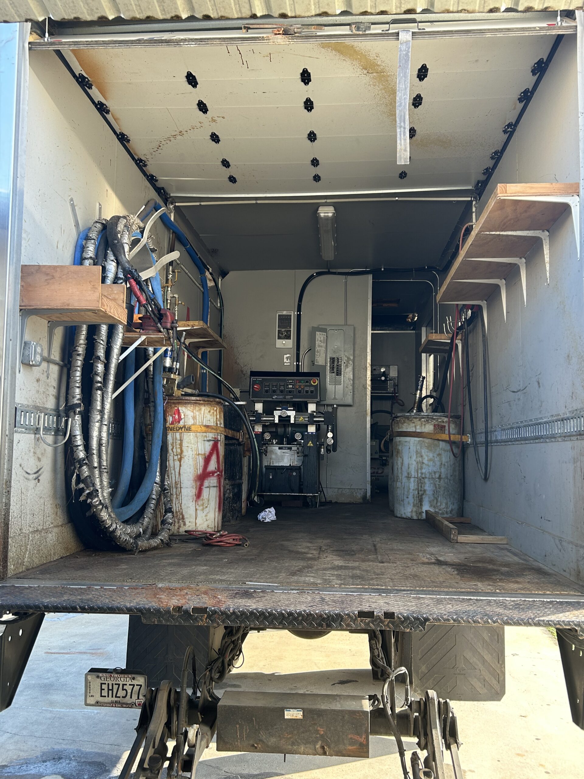 Used 2016 PMC PH-25 Box Truck Spray Foam Rig, 60' Heated Hose, (2) T1 Transfer Pumps, 5HP Compressor 37.5KW Diesel Generator, 20 CFM Air Dryer - Image 18